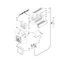 Whirlpool ED5LHAXWQ00 icemaker parts diagram