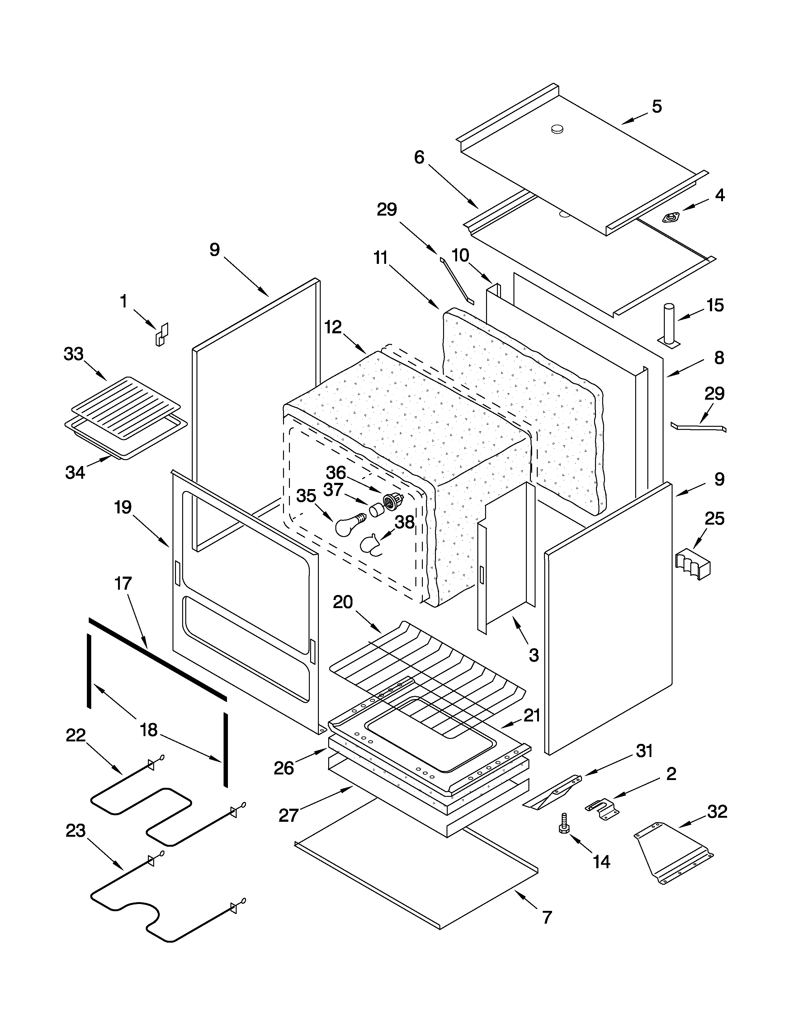 Oven parts