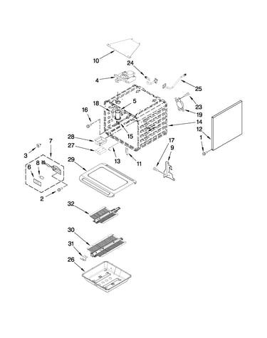 30" oven parts