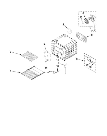 30" internal oven parts
