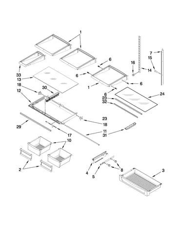 Shelf parts