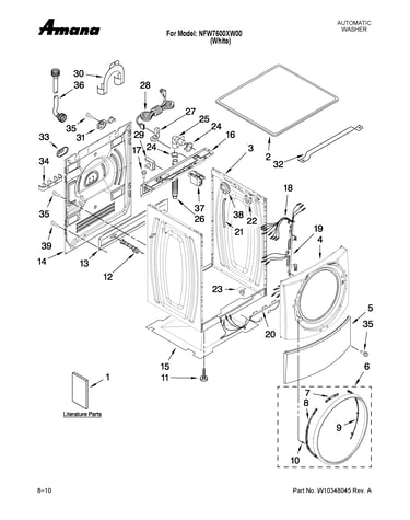 Top and cabinet parts