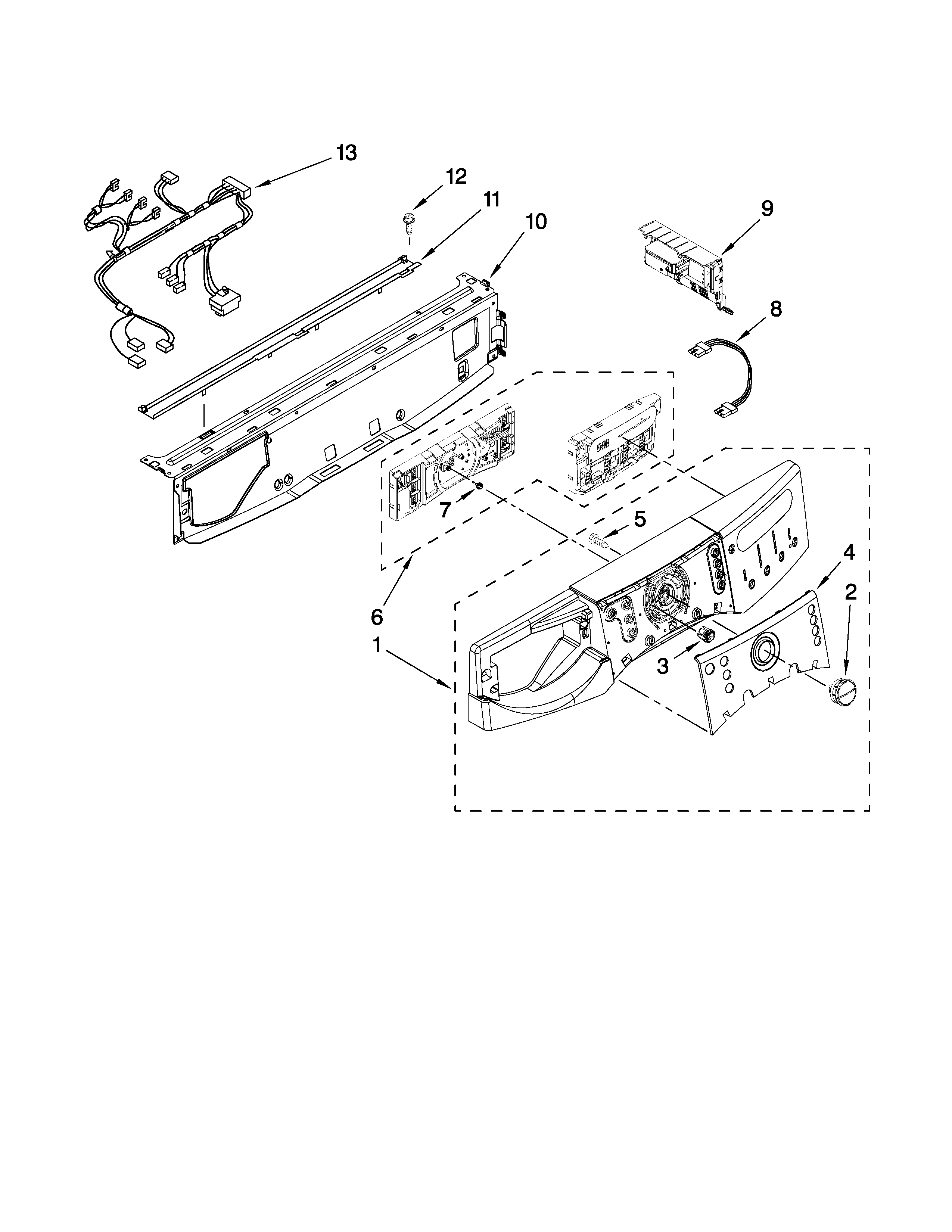 Control panel parts