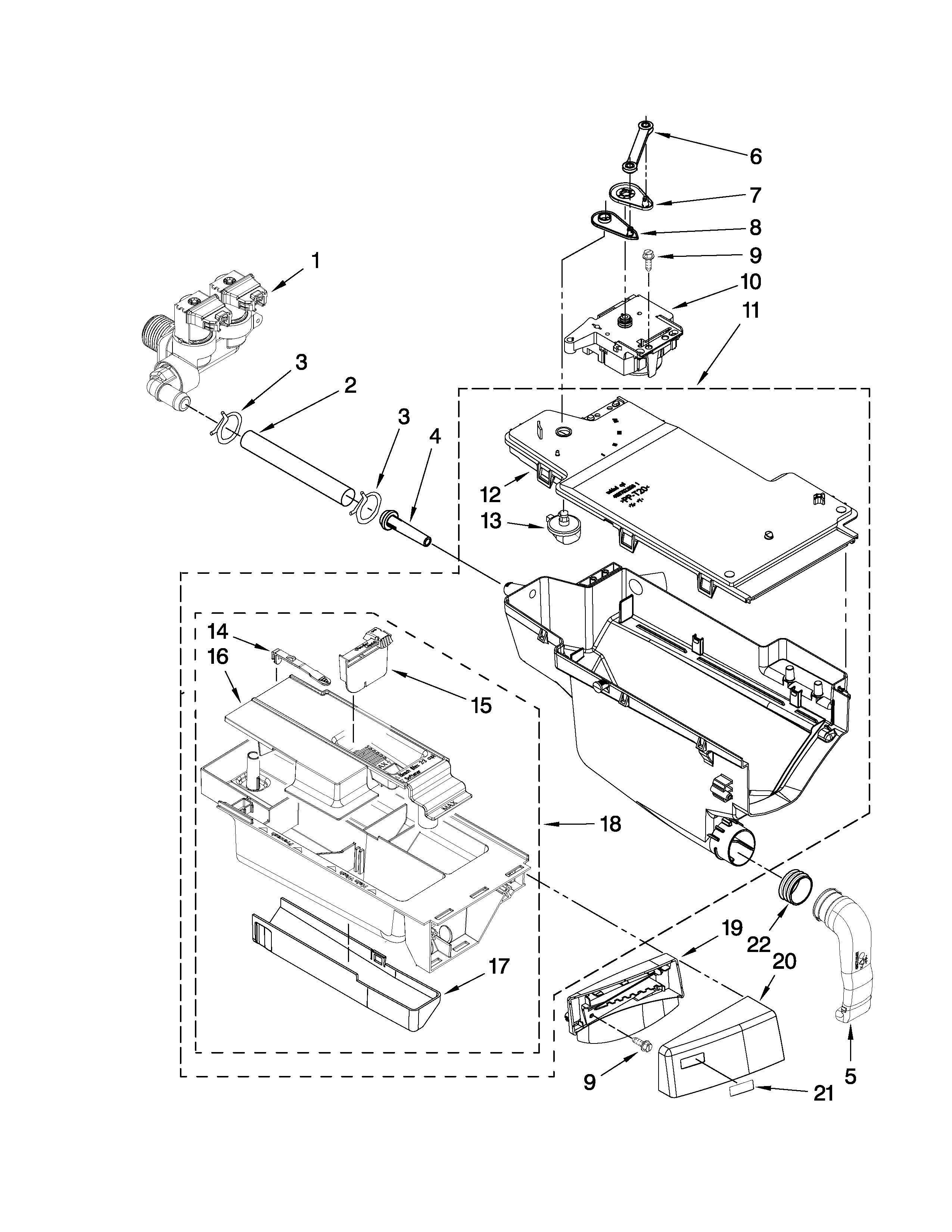 DISPENSER PARTS