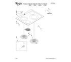 Whirlpool GY399LXUQ0 cooktop parts diagram