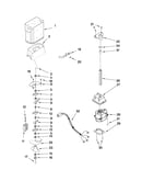 Motor and ice container parts