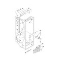 Whirlpool GC5SHAXVA01 refrigerator liner parts diagram