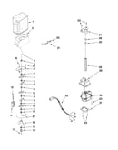 Motor and ice container parts