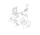 Whirlpool GC5SHAXVY01 dispenser front parts diagram