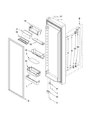 Refrigerator door parts