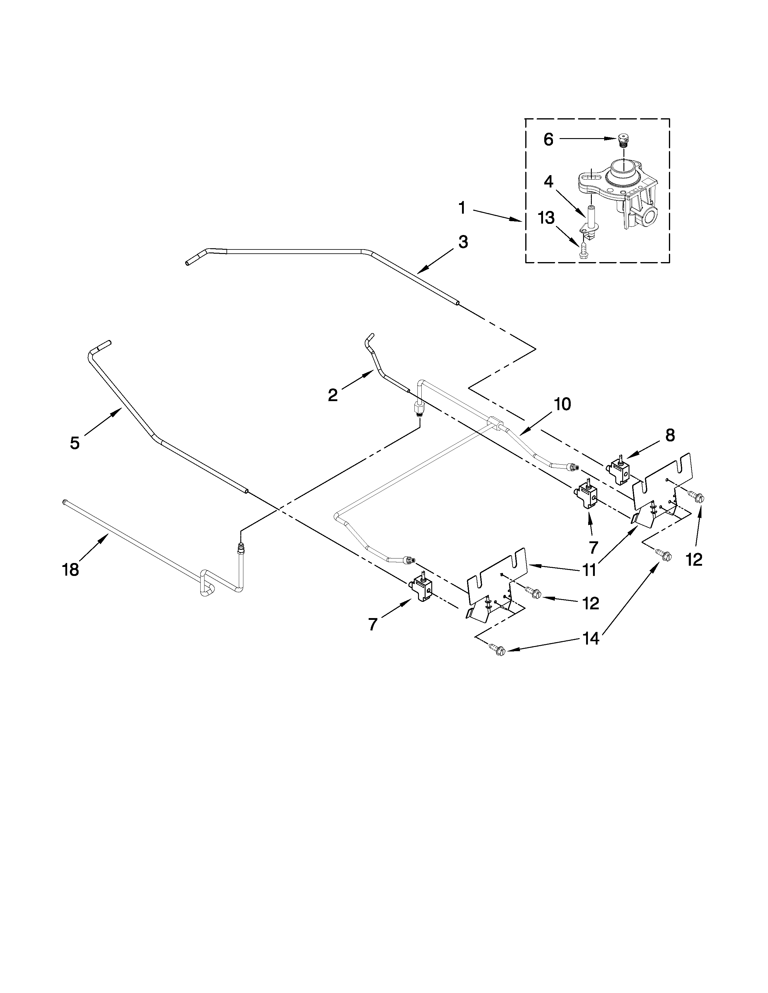 Cooktop burner parts