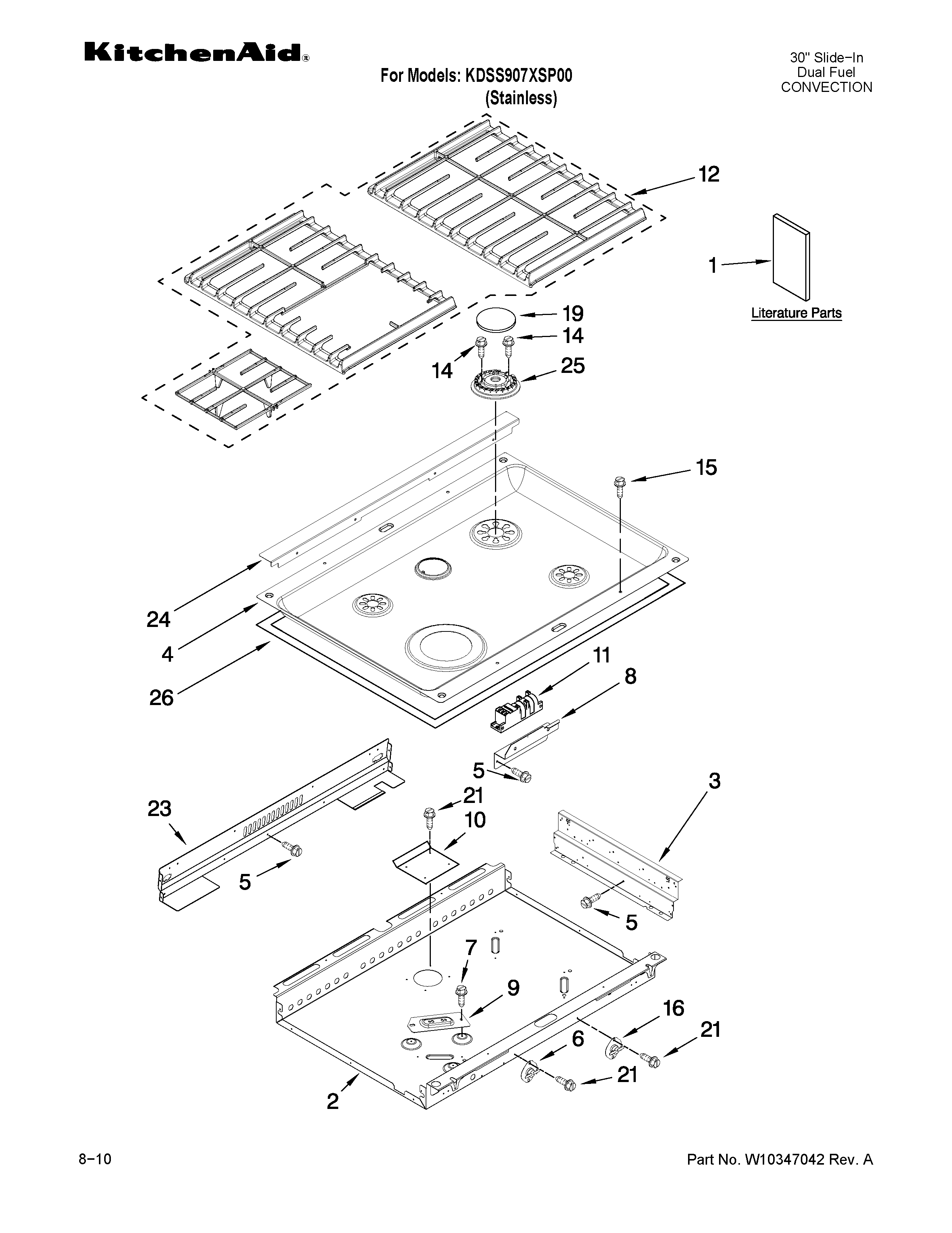 COOKTOP PARTS