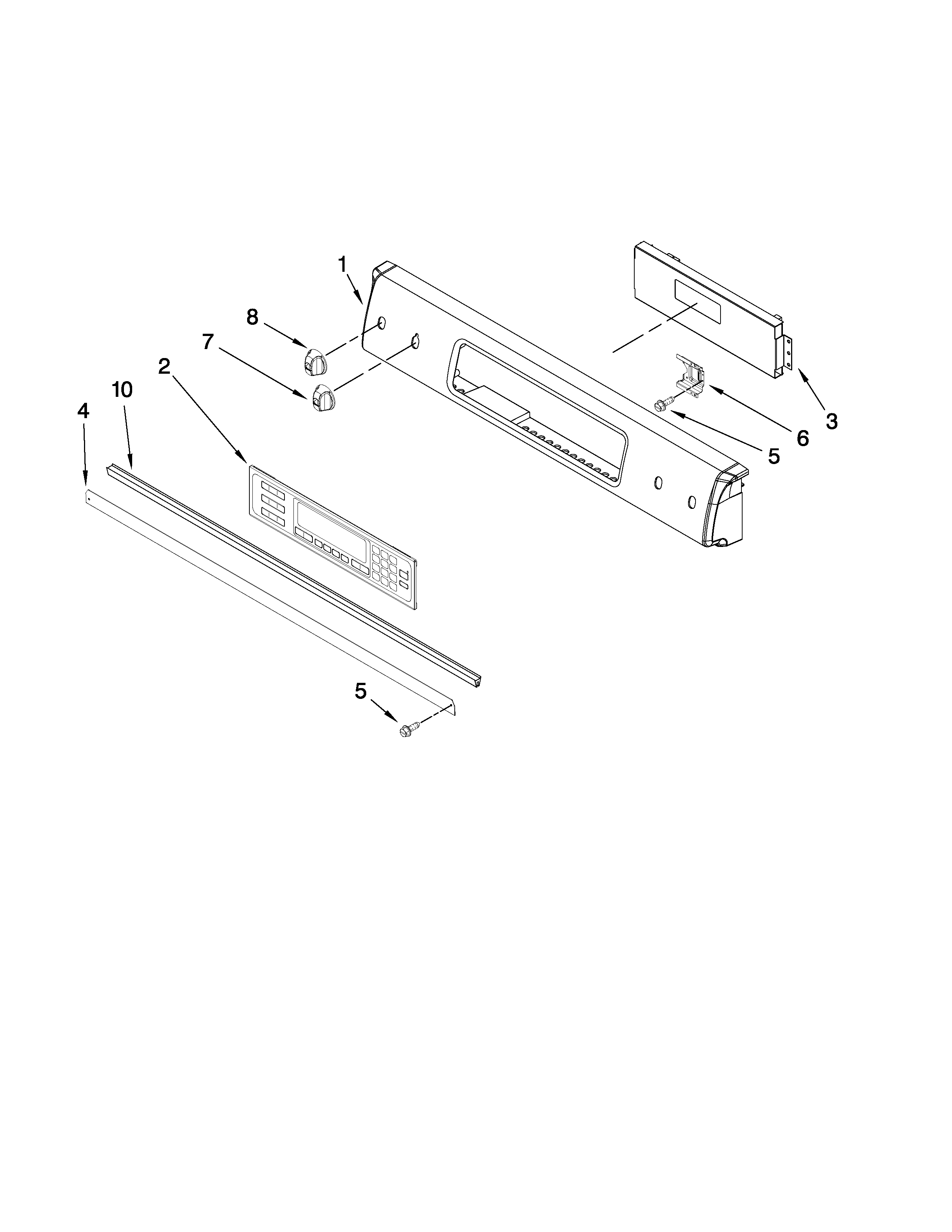 Control panel parts