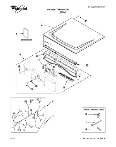 Top and console parts