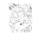 Whirlpool YWED9150WW1 bulkhead parts diagram