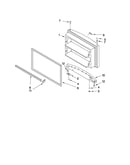 Freezer door parts