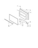 Freezer door parts