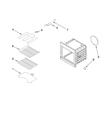 Internal oven parts