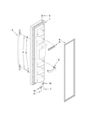 Freezer door parts