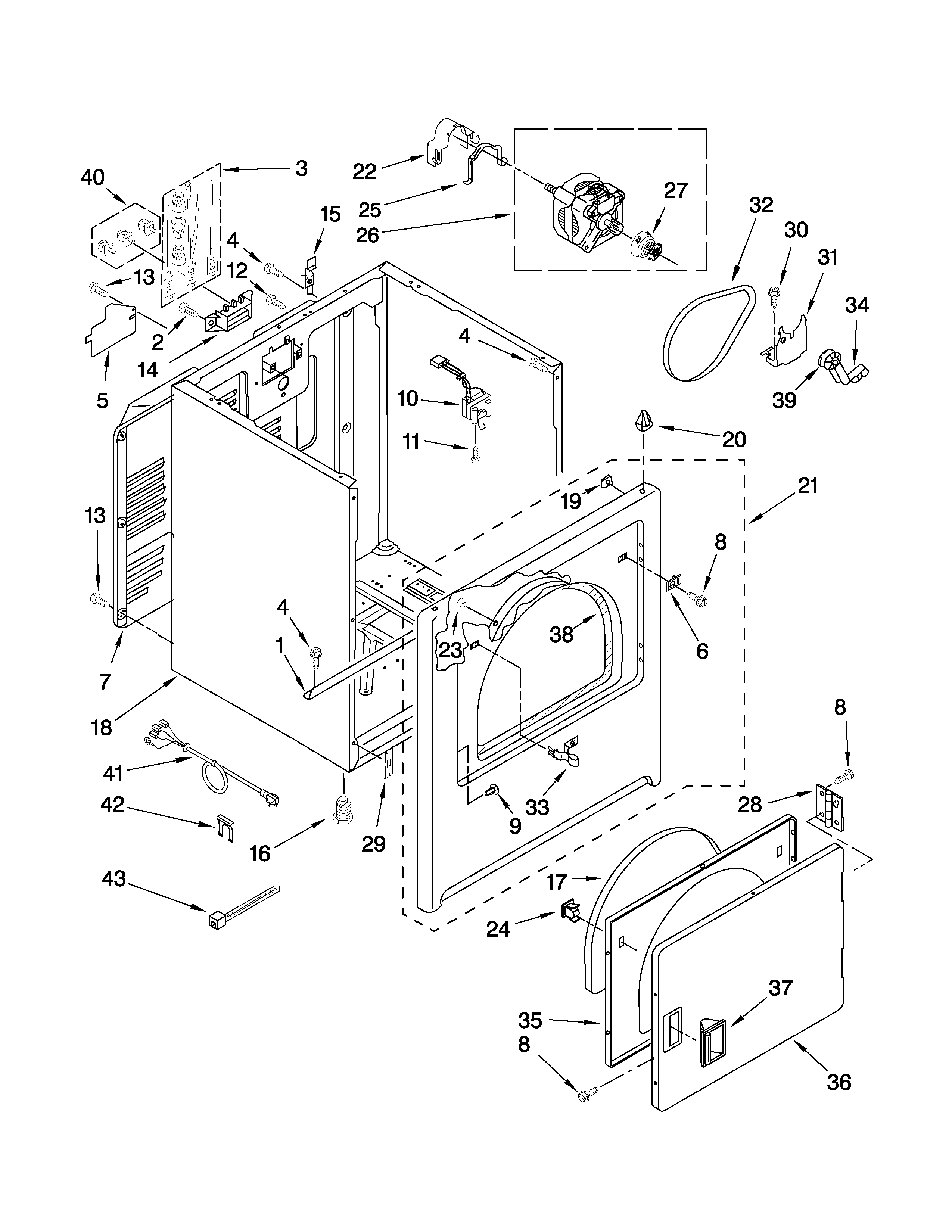 Cabinet parts