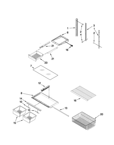 Shelf parts