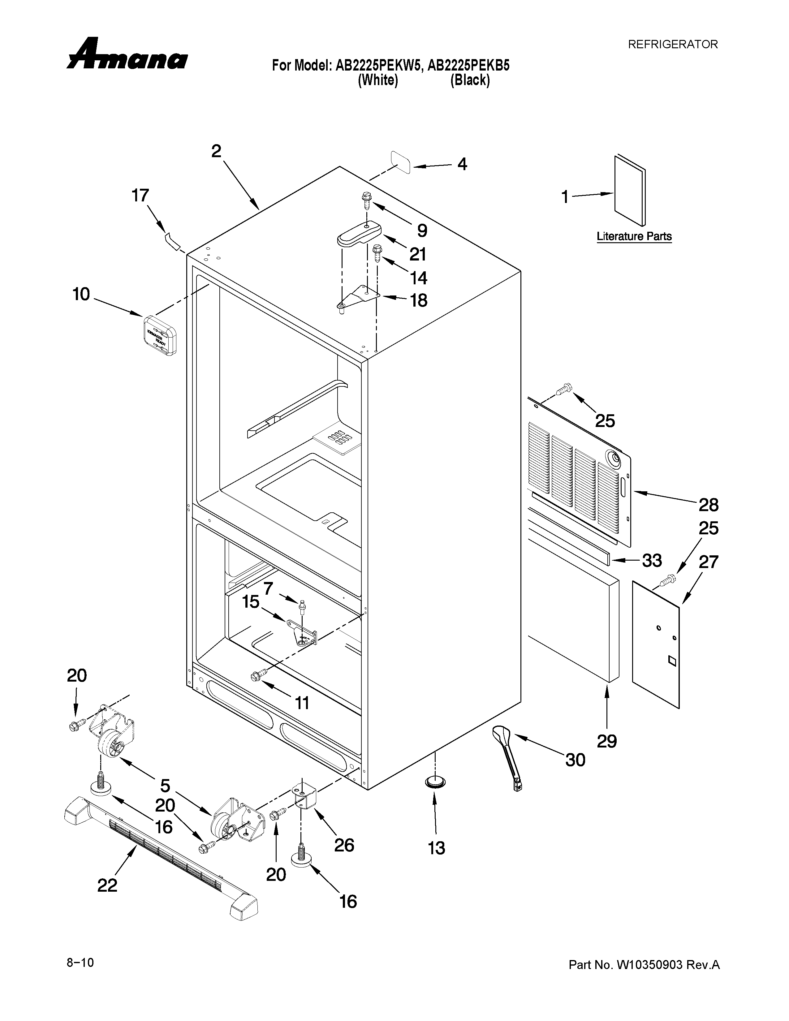 CABINET PARTS