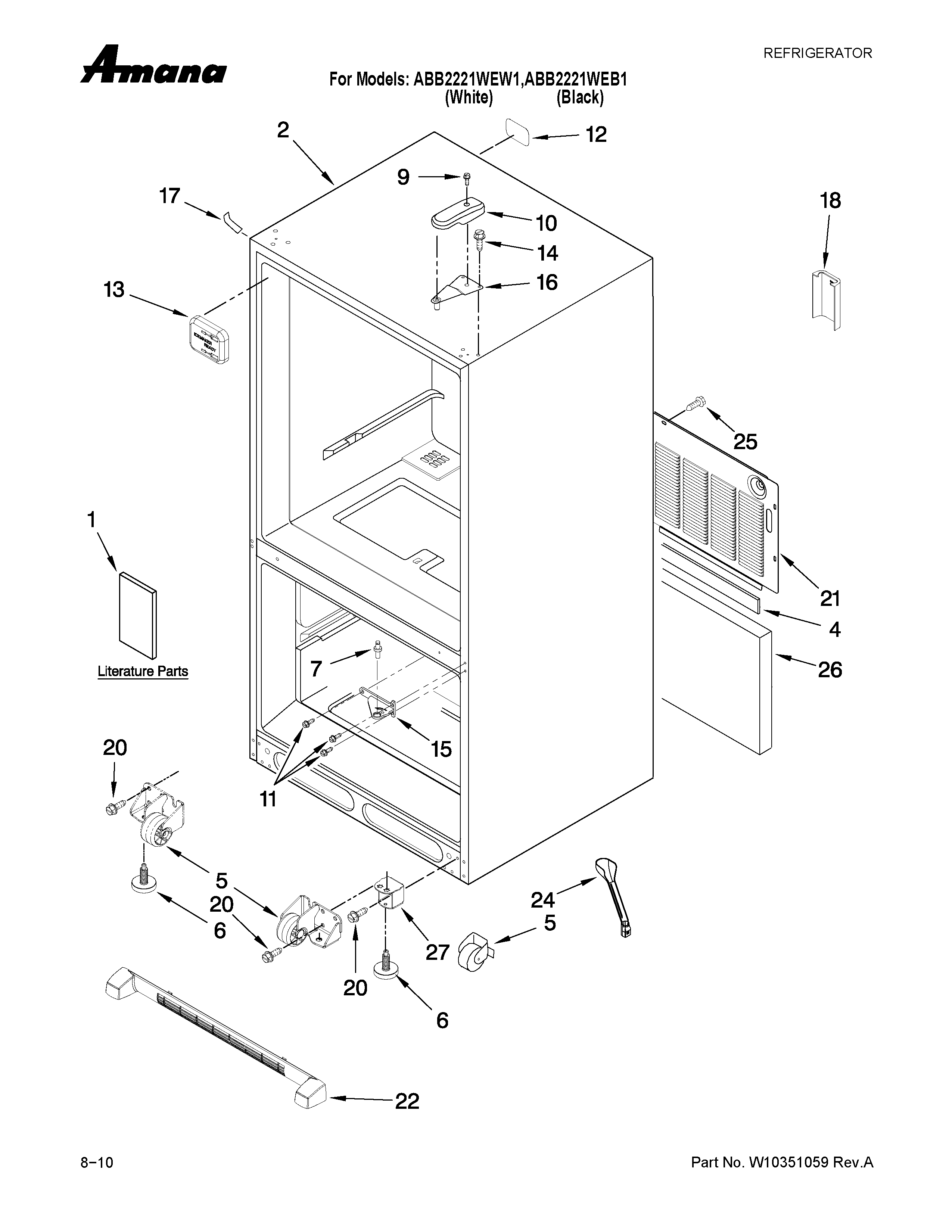 Cabinet parts