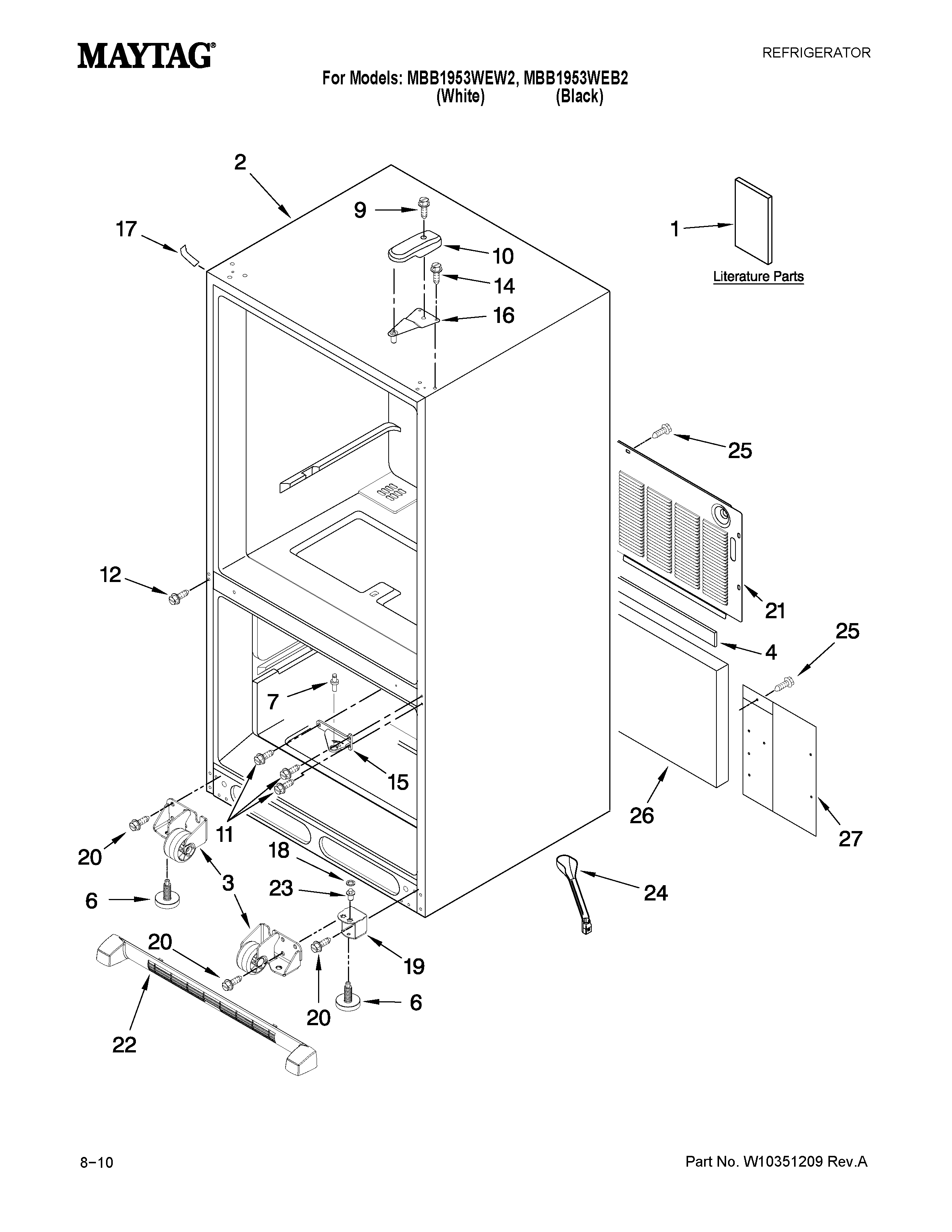 Cabinet parts