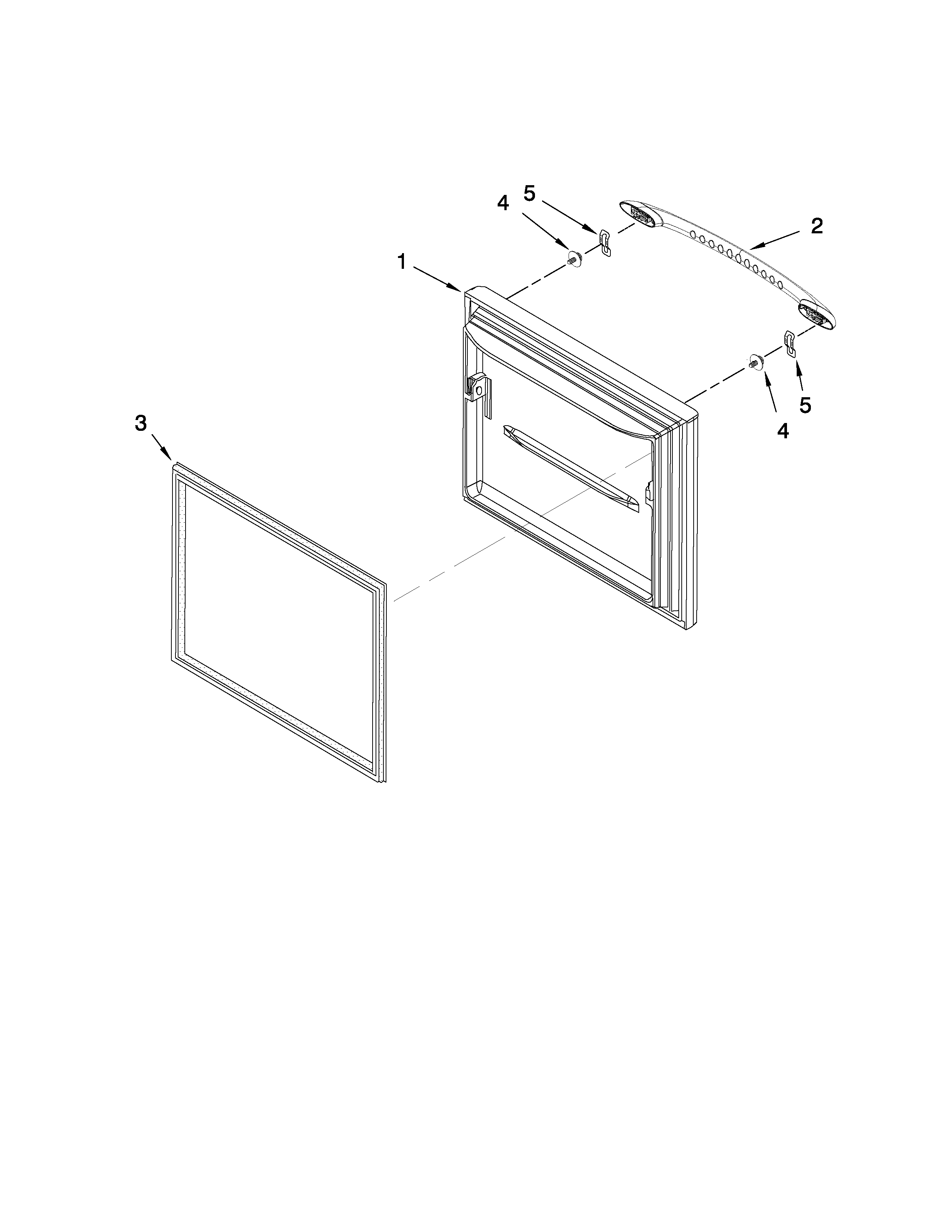 Freezer door parts