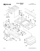 Cooktop, burner and grate parts