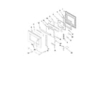 Jenn-Air JGRP536WP00 oven door parts diagram