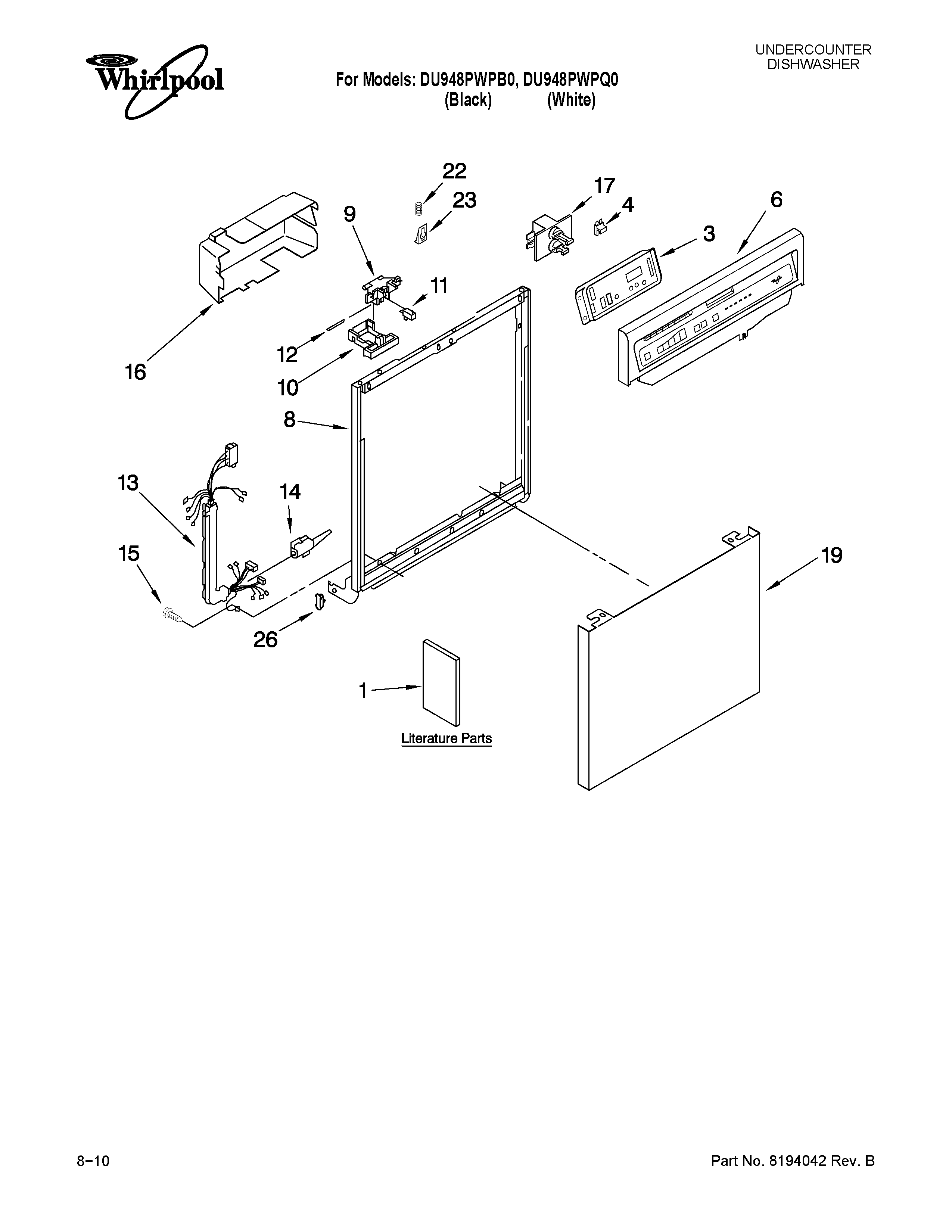 Frame and console parts