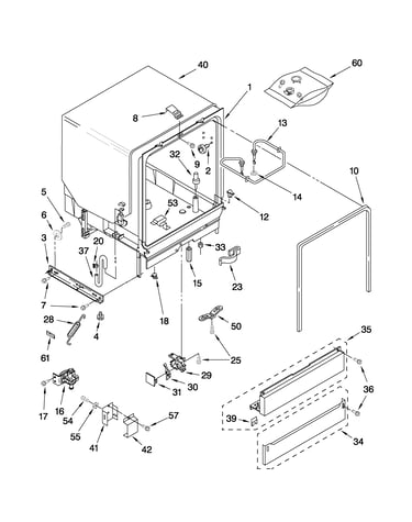 Tub assembly parts