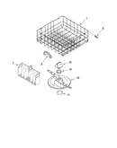 Lower dishrack parts