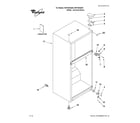Whirlpool NWT2002D00 cabinet parts diagram