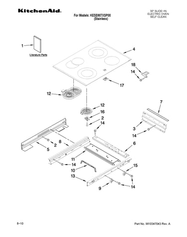 Cooktop parts