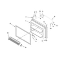 Freezer door parts