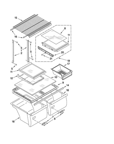 Shelf parts