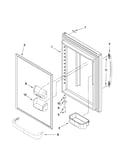 Refrigerator door parts