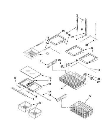 Shelf parts