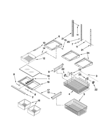 Shelf parts