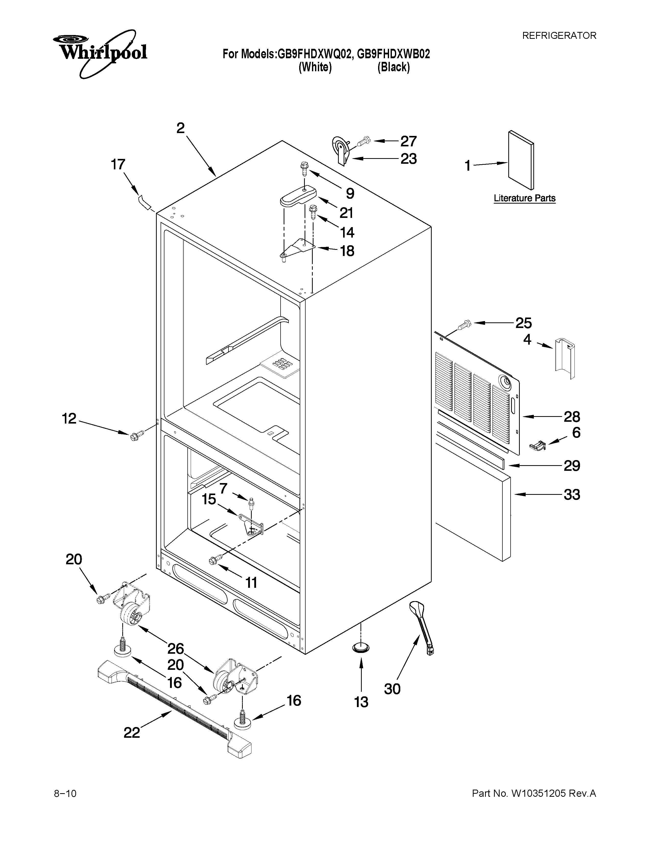 CABINET PARTS