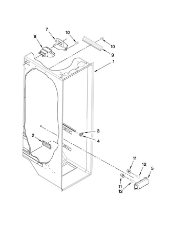 Refrigerator liner parts