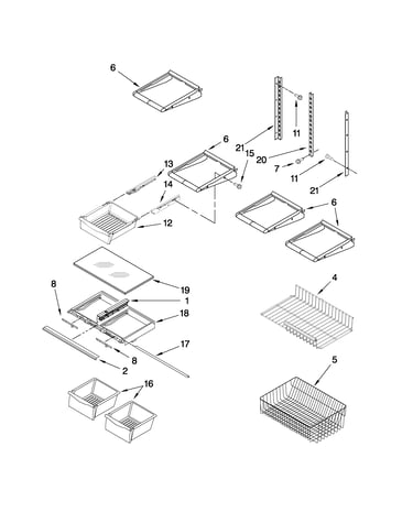 Shelf parts