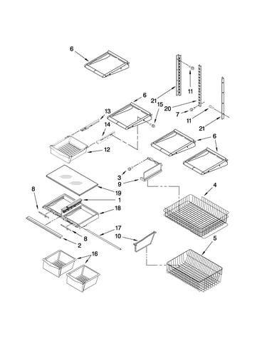Shelf parts