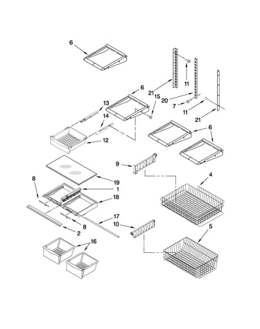 Shelf parts