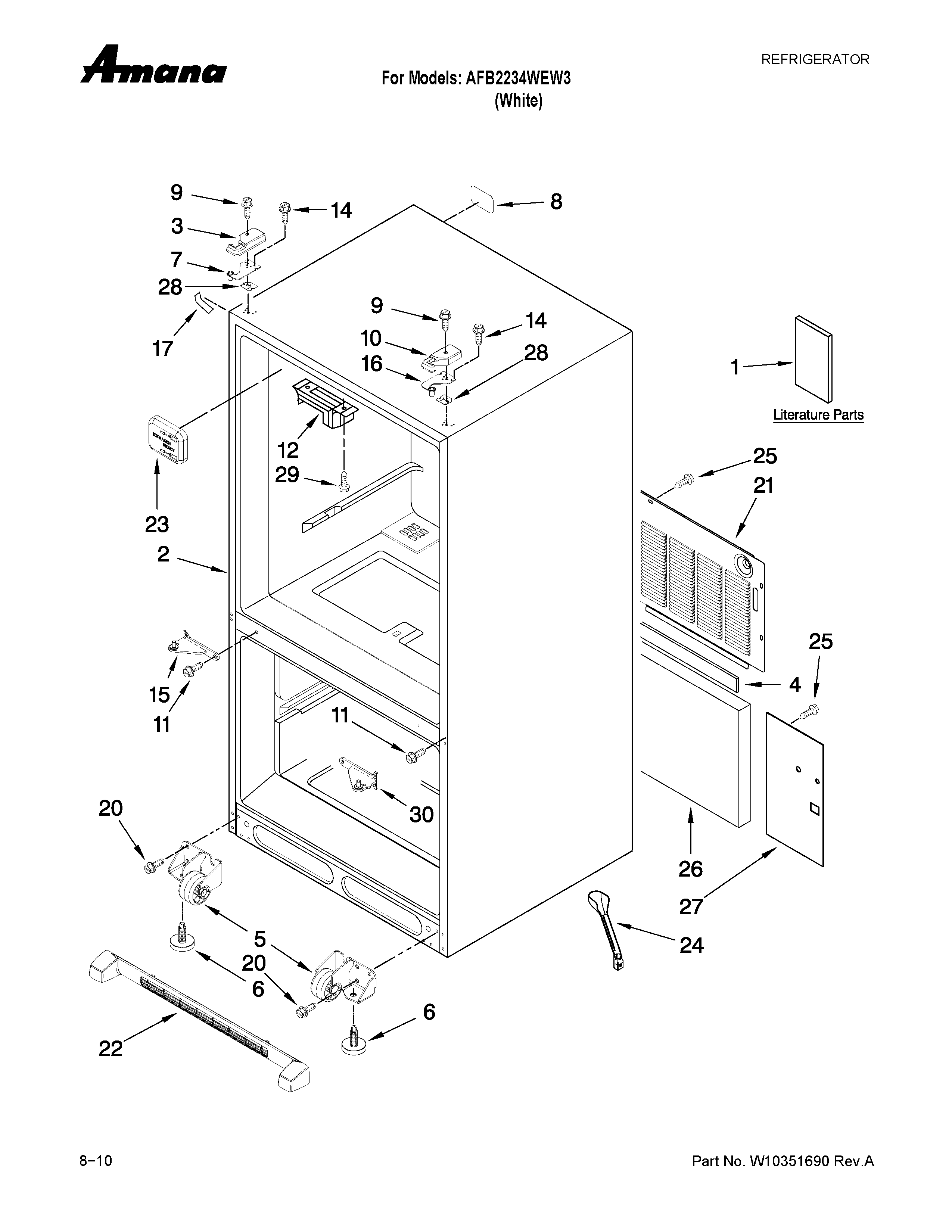 Cabinet parts