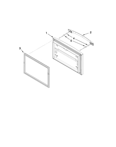 Freezer door parts