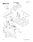 Cooktop, burner and grate parts