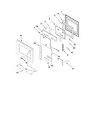 Oven door parts